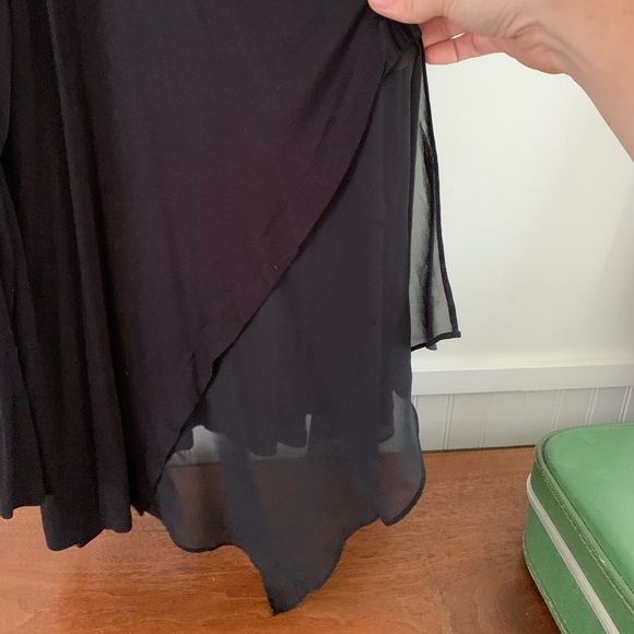 ELLE light & drapey black shrug XXL - Picture 2 of 3